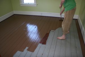 Wooden Floor Painting